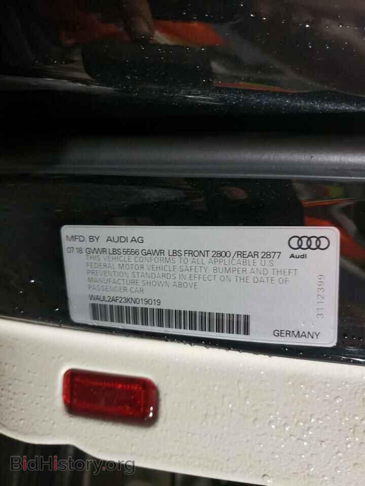 2019 AUDI A6 - VIN: WAUL2AF23KN019019 - Photo 10
