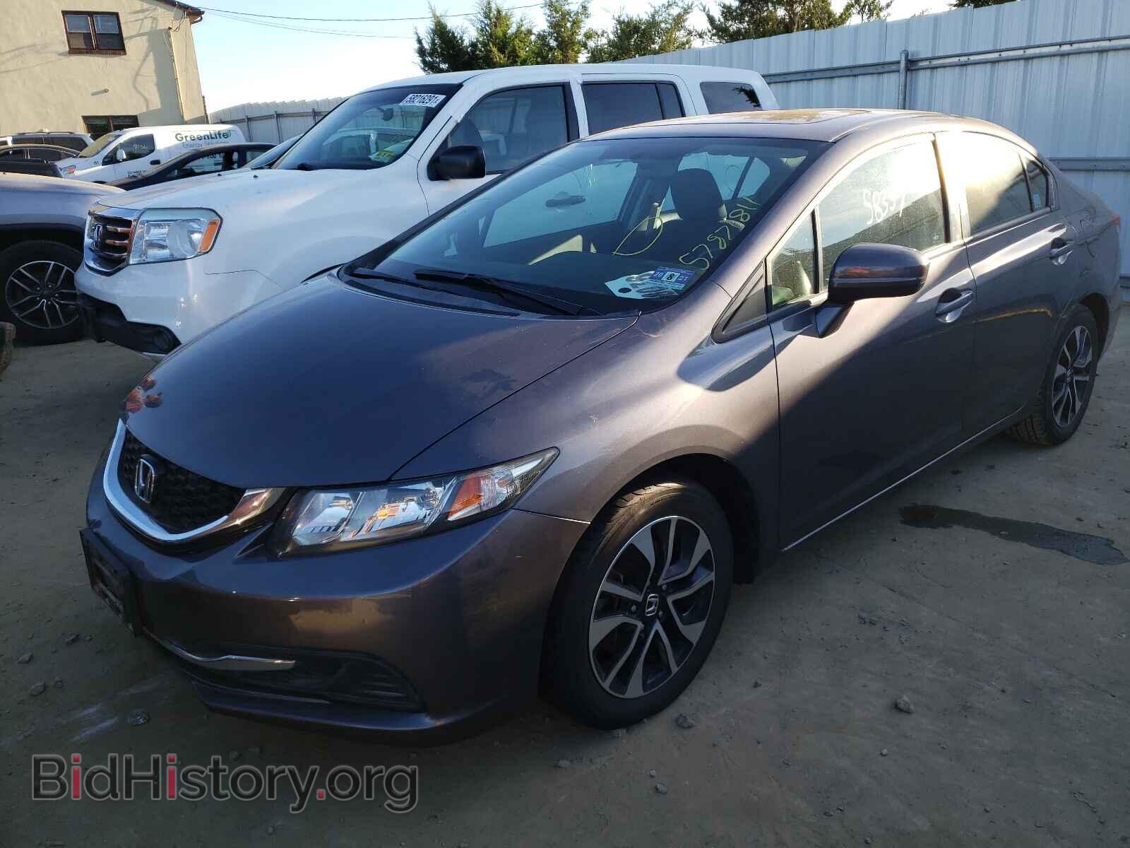 2014 HONDA CIVIC - VIN: 2HGFB2F87EH535439 - Фото 2