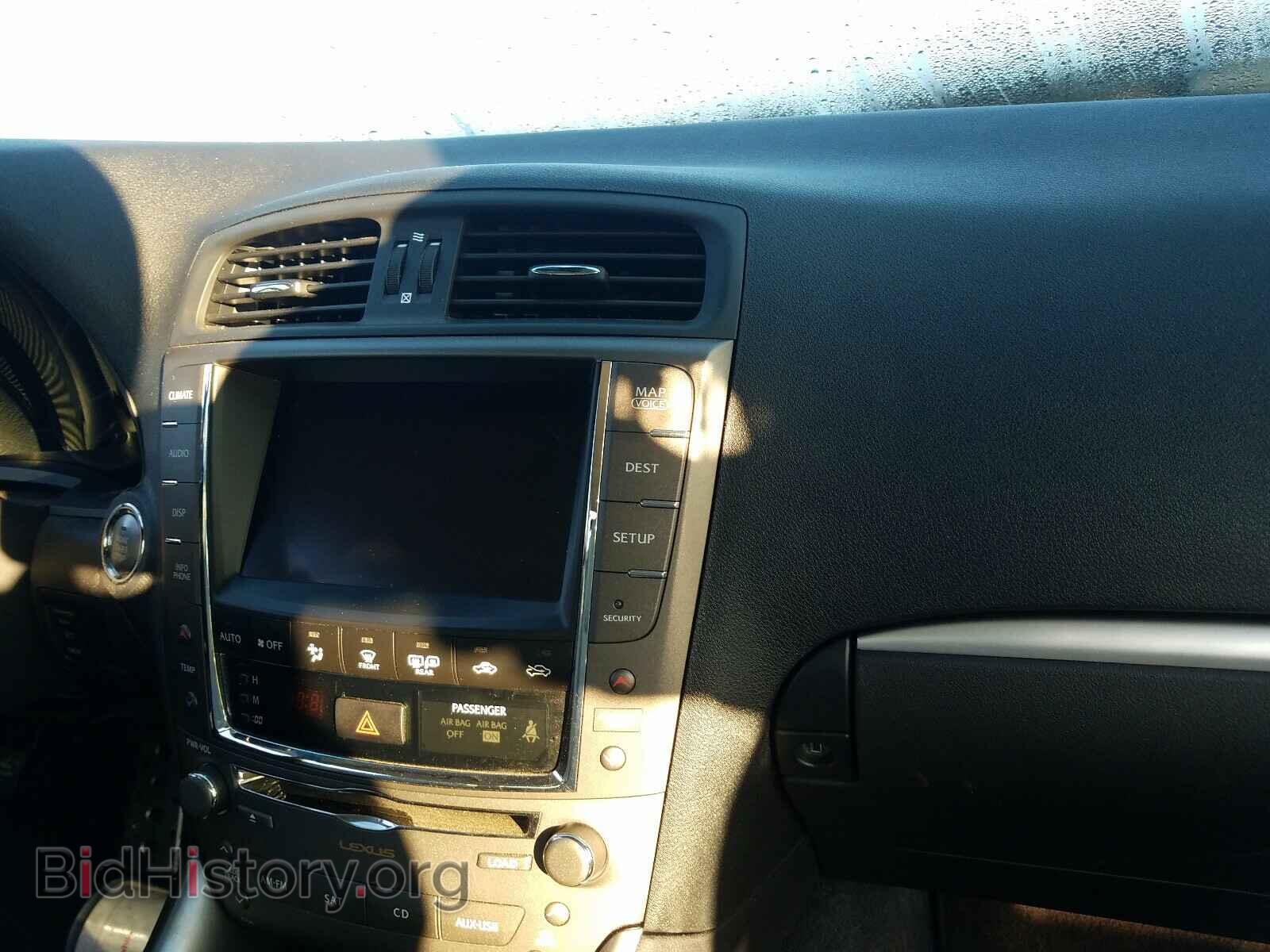 2012 LEXUS IS - VIN: JTHFF2C2XC2523647 - Photo 9