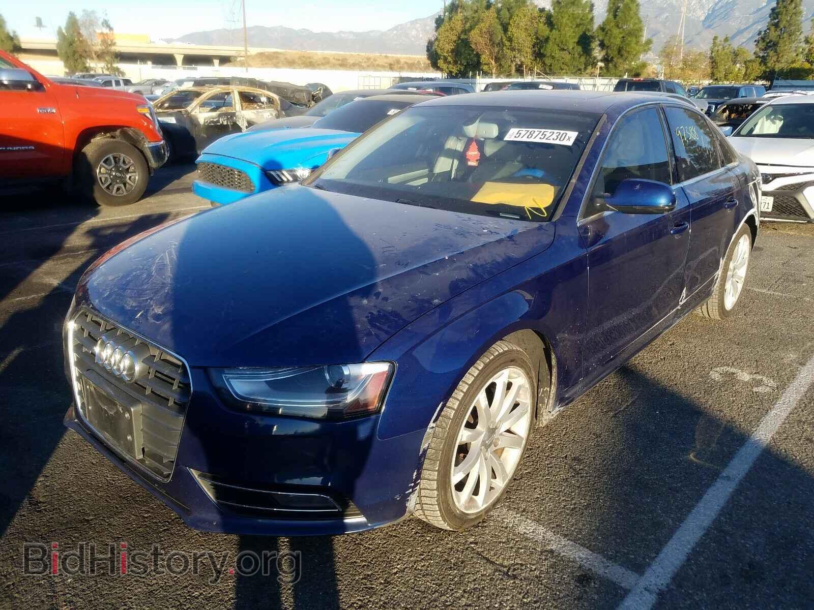 2013 AUDI A4 - VIN: WAUFFAFL2DN009076 - Фото 2