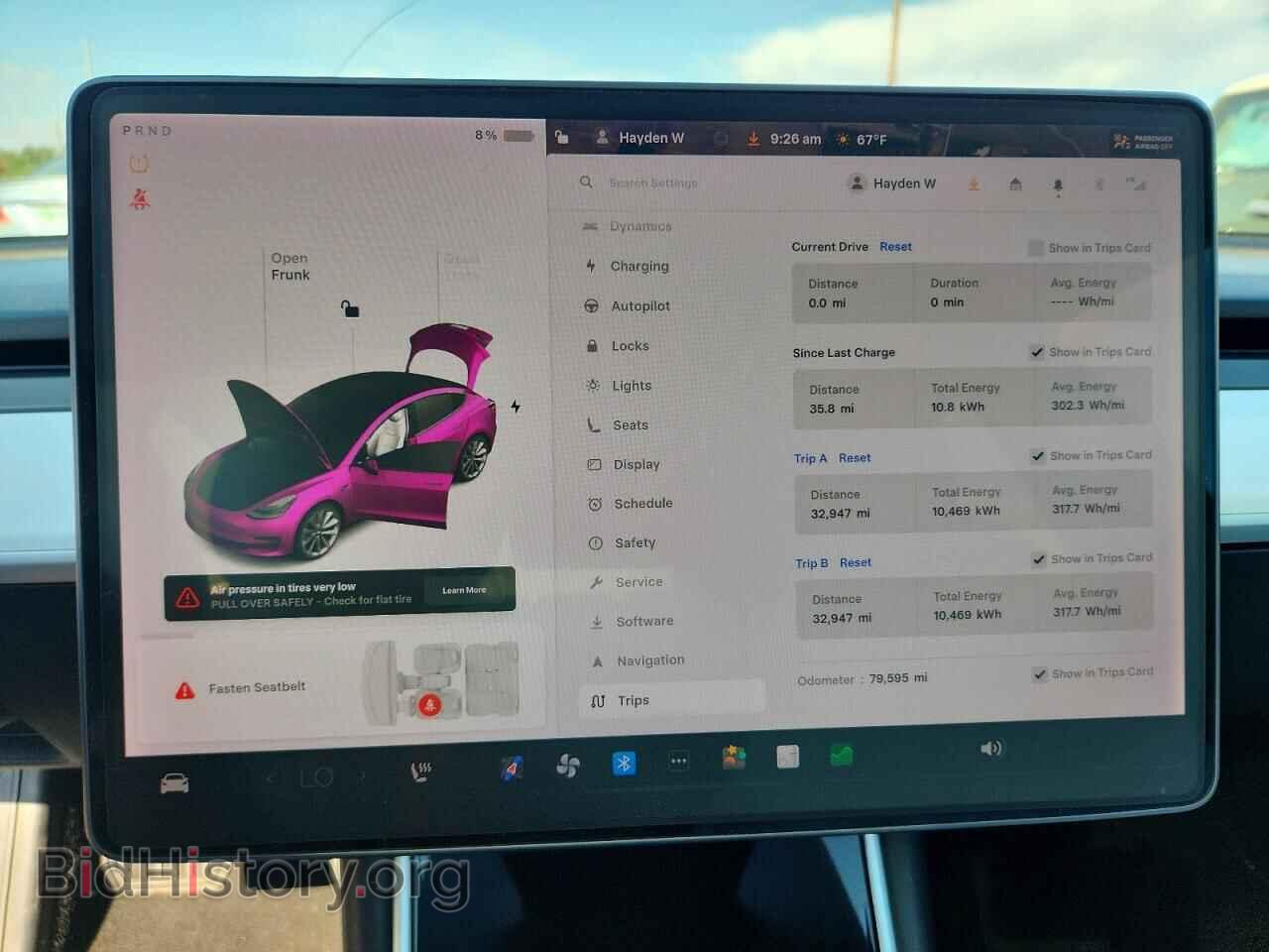 2018 TESLA MODEL 3 - VIN: 5YJ3E1EB0JF135058 - Photo 9