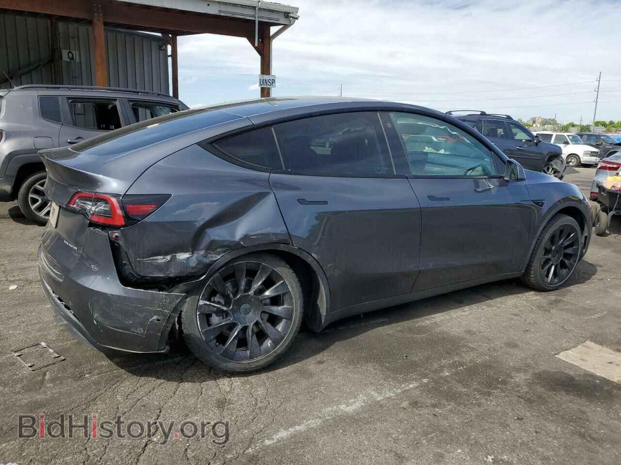 2022 TESLA MODEL Y - VIN: 7SAYGDEEXNF356834 - Фото 3
