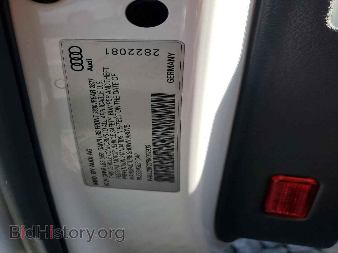 2024 AUDI A6 - VIN: WAUL2BF22RN062900 - Photo 12