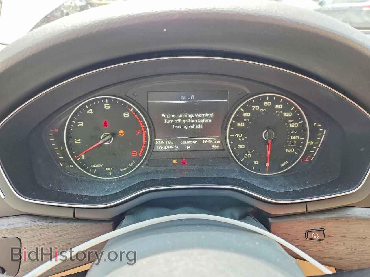 2017 AUDI A4 - VIN: WAUGMAF4XHN043937 - Фото 9
