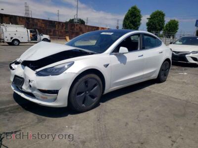 2019 Tesla MODEL 3, белый — VIN 5YJ3E1EA2KF483601, Copart