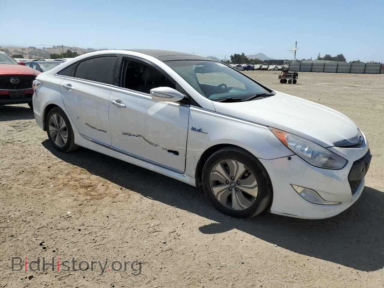 2014 HYUNDAI SONATA - VIN: KMHEC4A42EA107165 - Фото 4