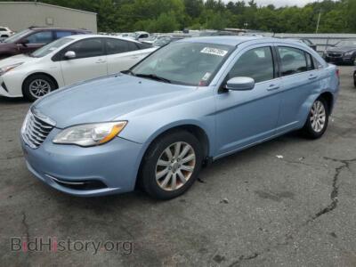 2013 Chrysler 200 Touring, синий — VIN 1C3CCBBB1DN736862, Copart