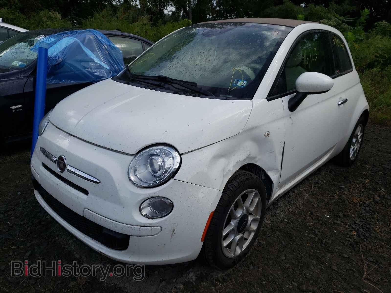 2015 FIAT 500 - VIN: 3C3CFFDR3FT598821 - Фото 2