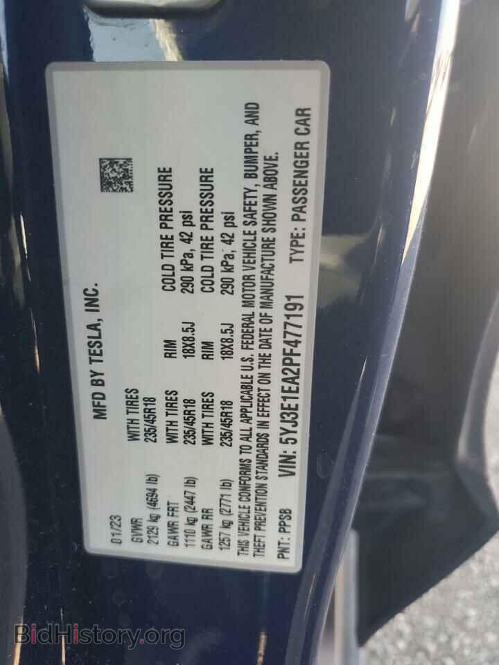 2023 TESLA MODEL 3 - VIN: 5YJ3E1EA2PF477191 - Photo 13