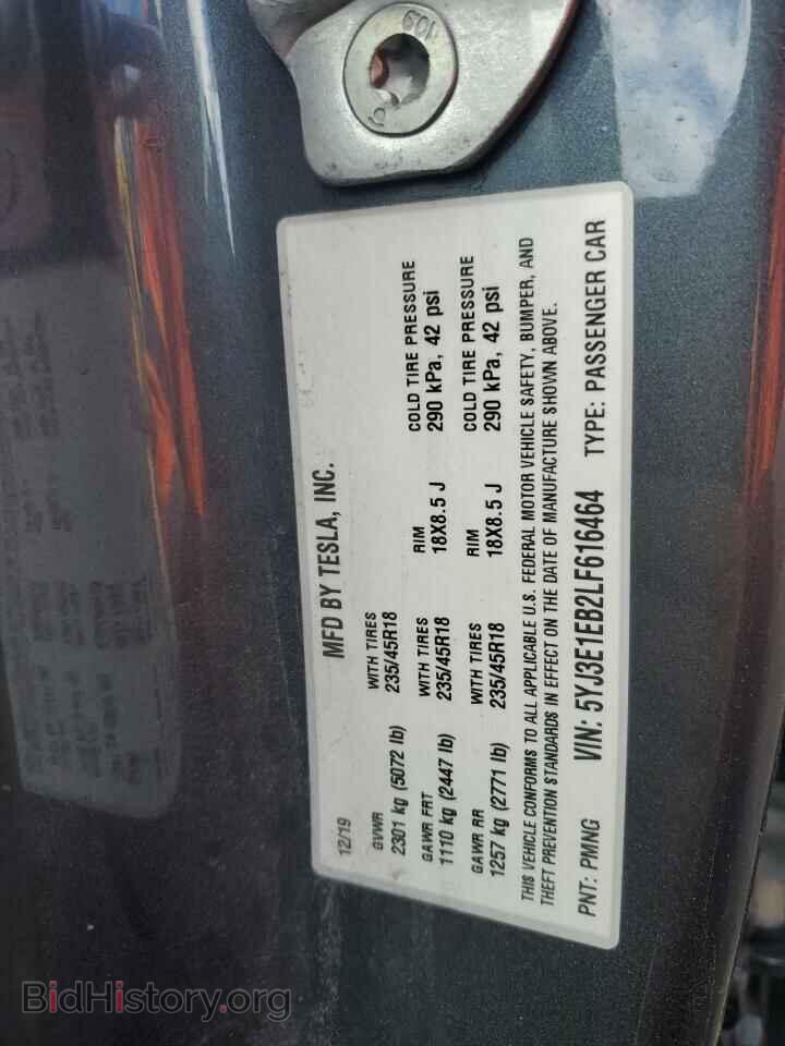 2020 TESLA MODEL 3 - VIN: 5YJ3E1EB2LF616464 - Photo 12
