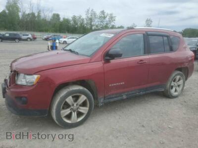 2012 Jeep COMPASS Latitude, красный — VIN 1C4NJDEB7CD650588, Copart