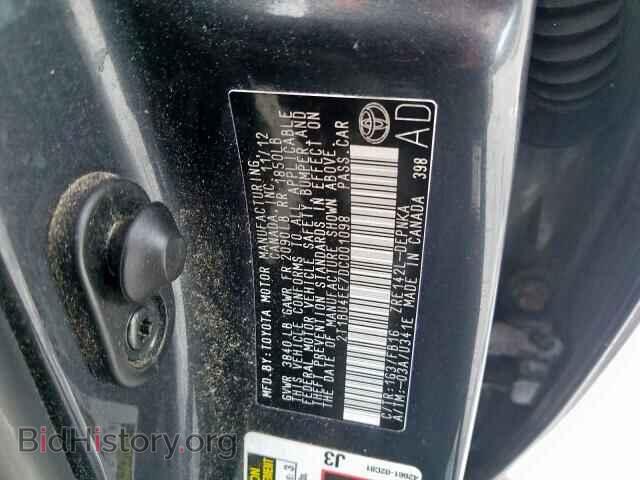 2013 TOYOTA COROLLA BA - VIN: 2T1BU4EE7DC001098 - Фото 10