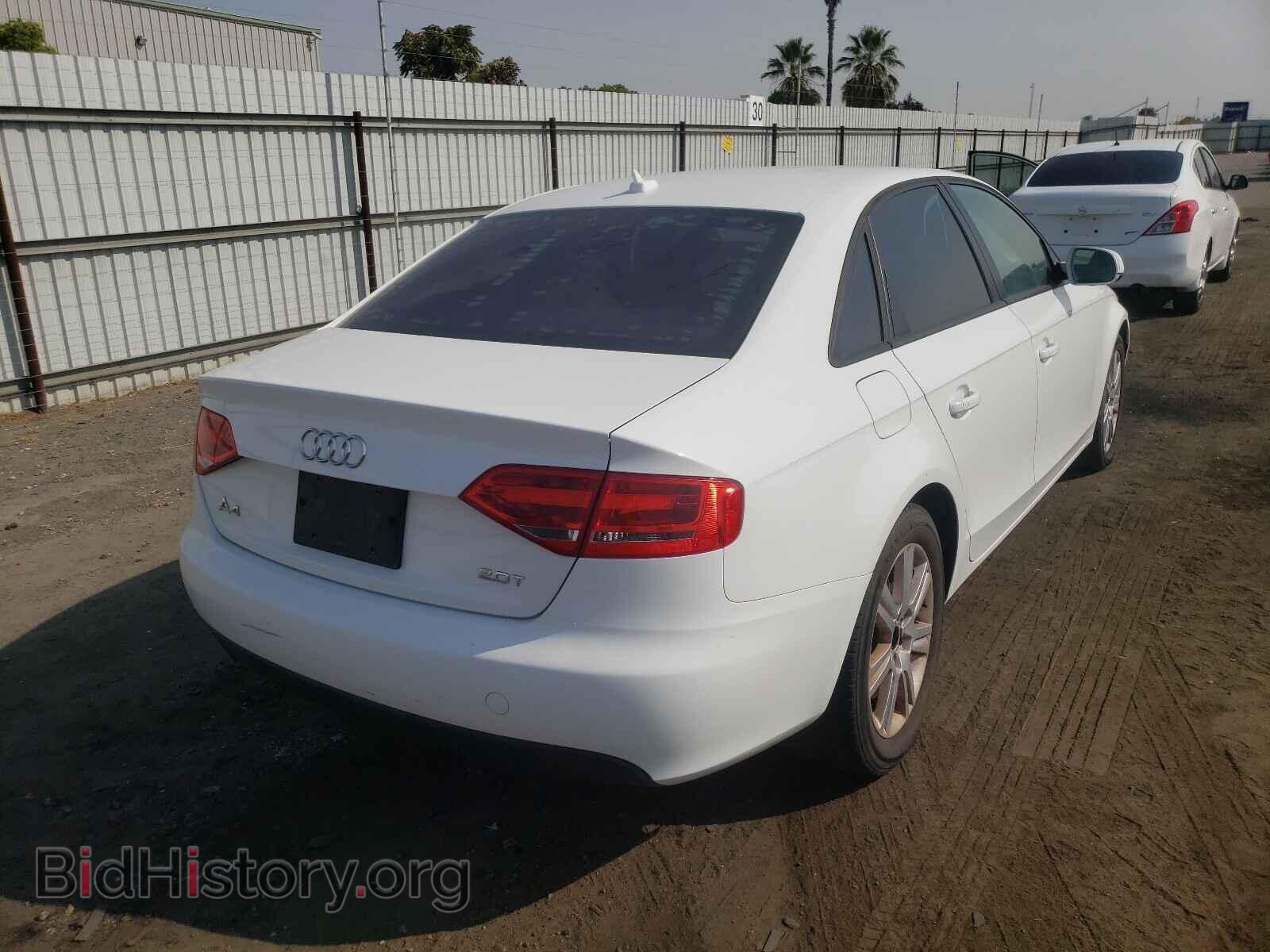 2011 AUDI A4 - VIN: WAUAFAFL3BN001771 - Фото 4