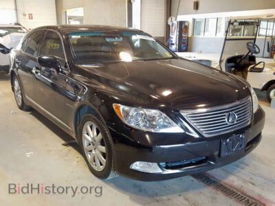 2008 Lexus LS460 LS 460, черный — VIN JTHBL46F785052709, Copart