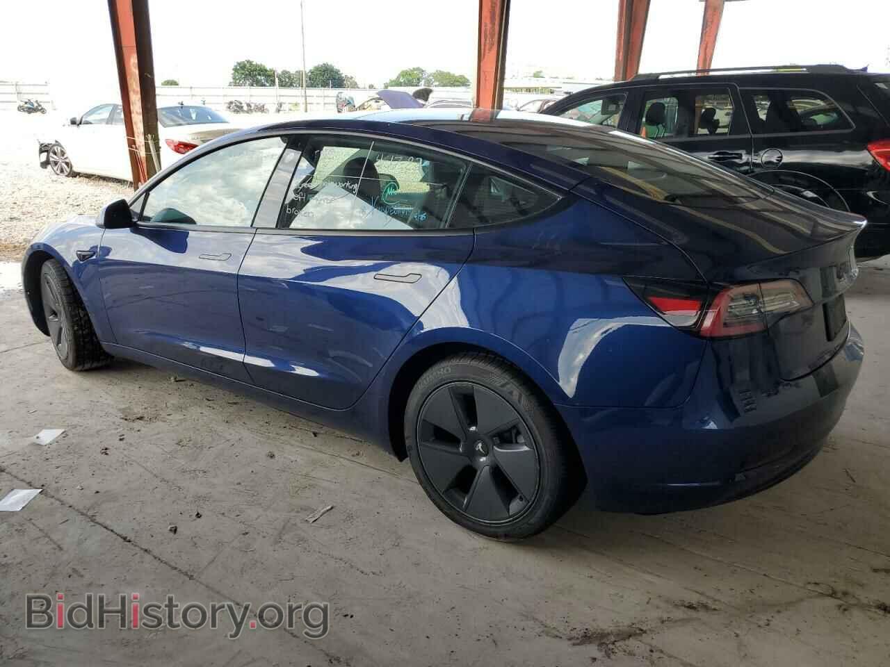 2022 TESLA MODEL 3 - VIN: 5YJ3E1EA2NF186655 - Фото 2