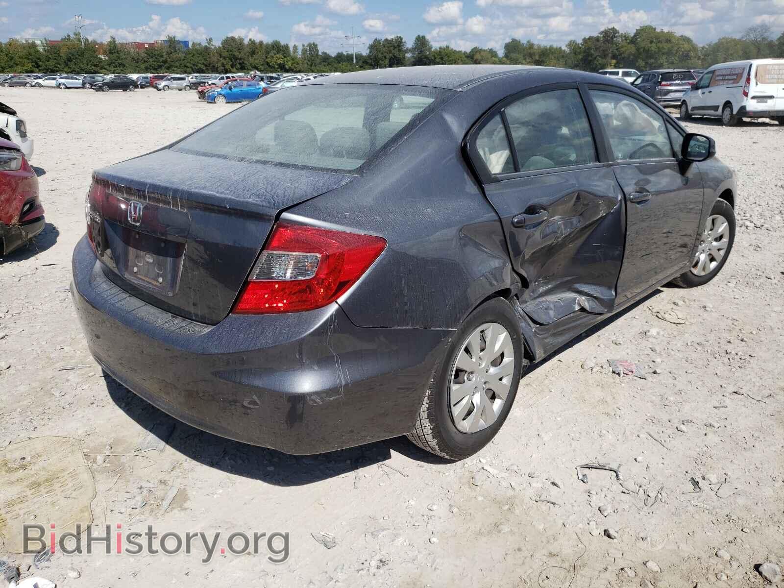 2012 HONDA CIVIC - VIN: 19XFB2F59CE097729 - Фото 4