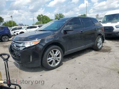 2013 Ford EDGE SEL, черный — VIN 2FMDK3JC8DBB35281, Copart
