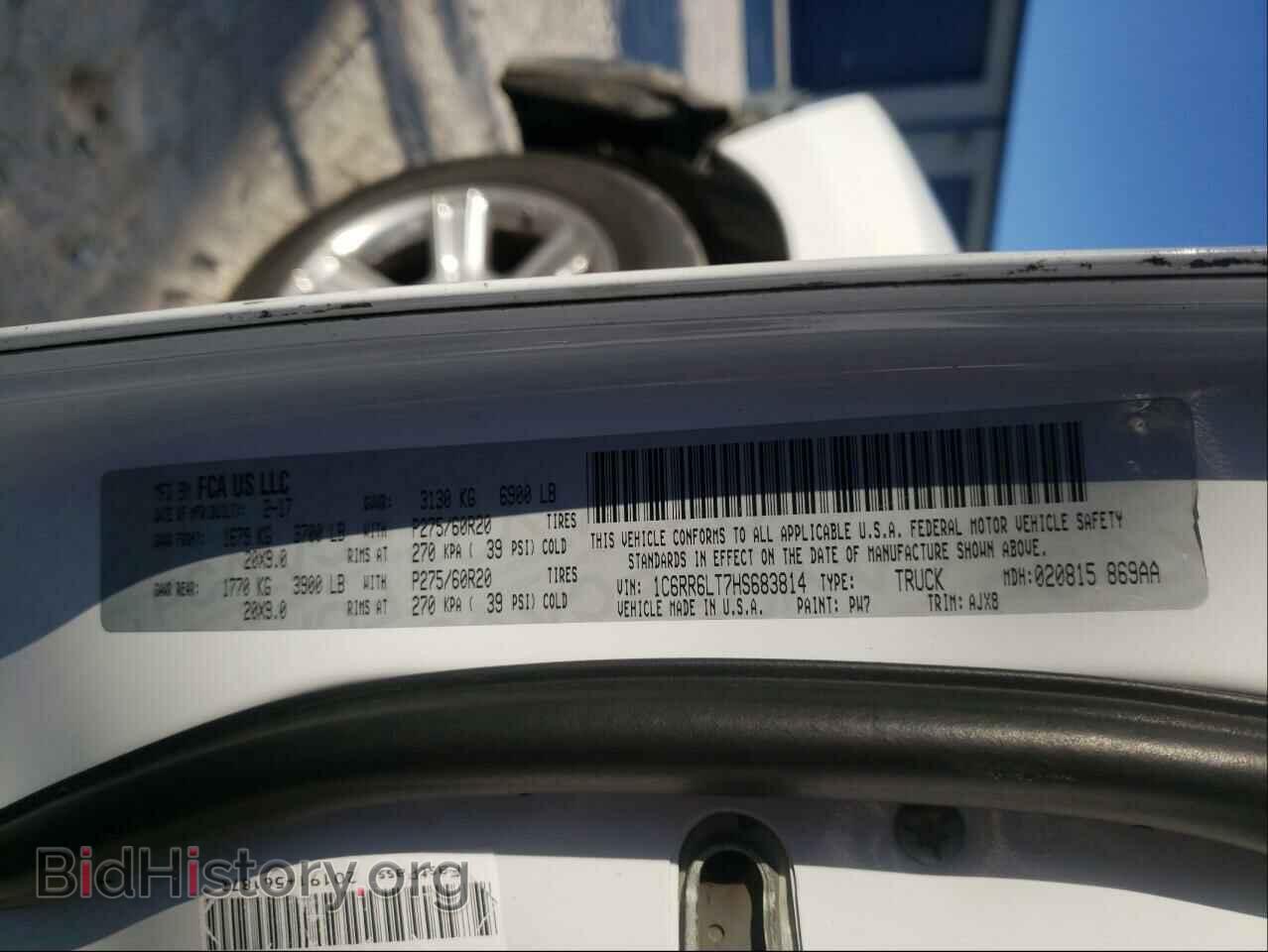 2017 RAM 1500 - VIN: 1C6RR6LT7HS683814 - Фото 10