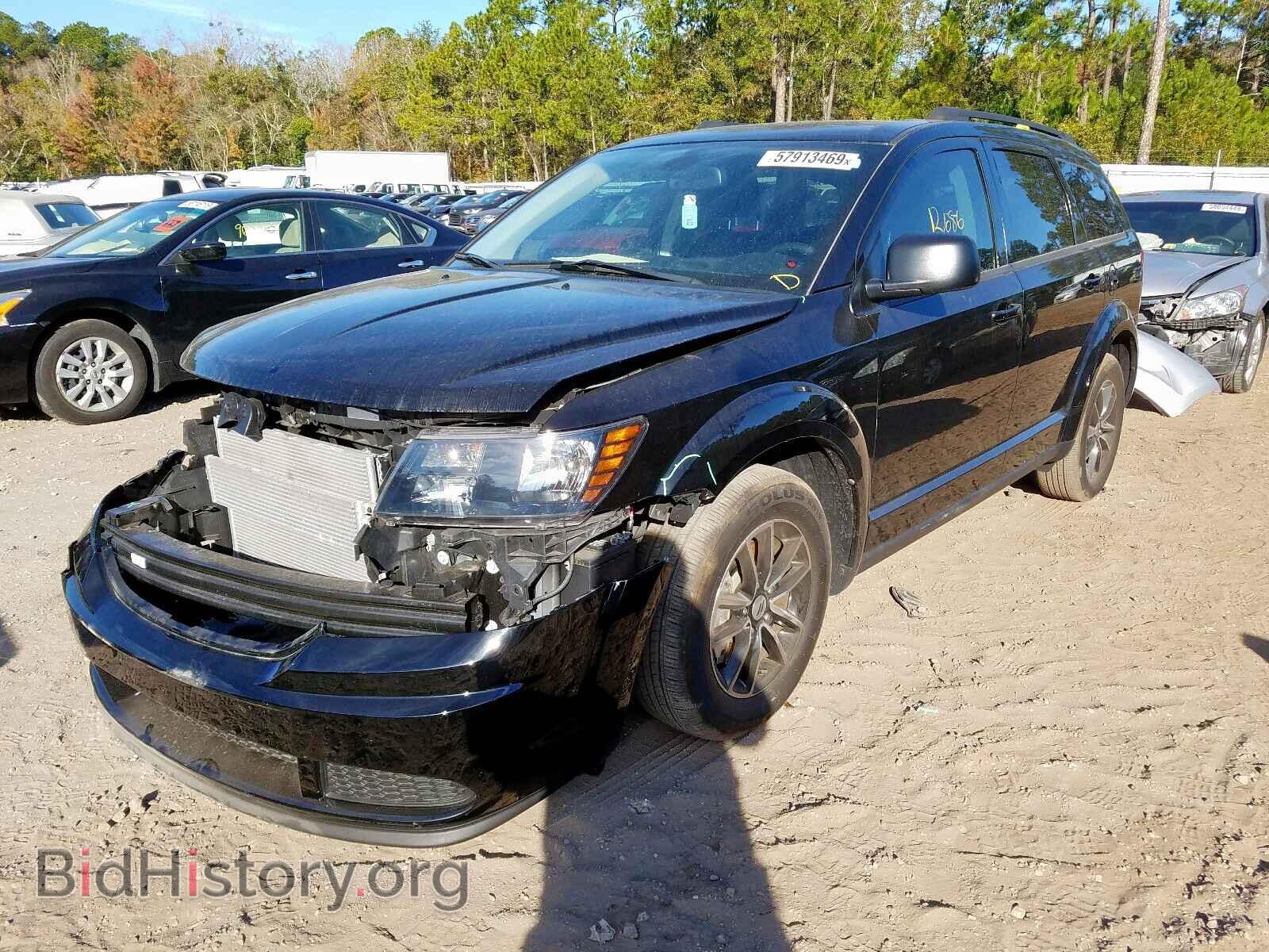 2018 DODGE JOURNEY - VIN: 3C4PDCAB5JT427716 - Фото 2