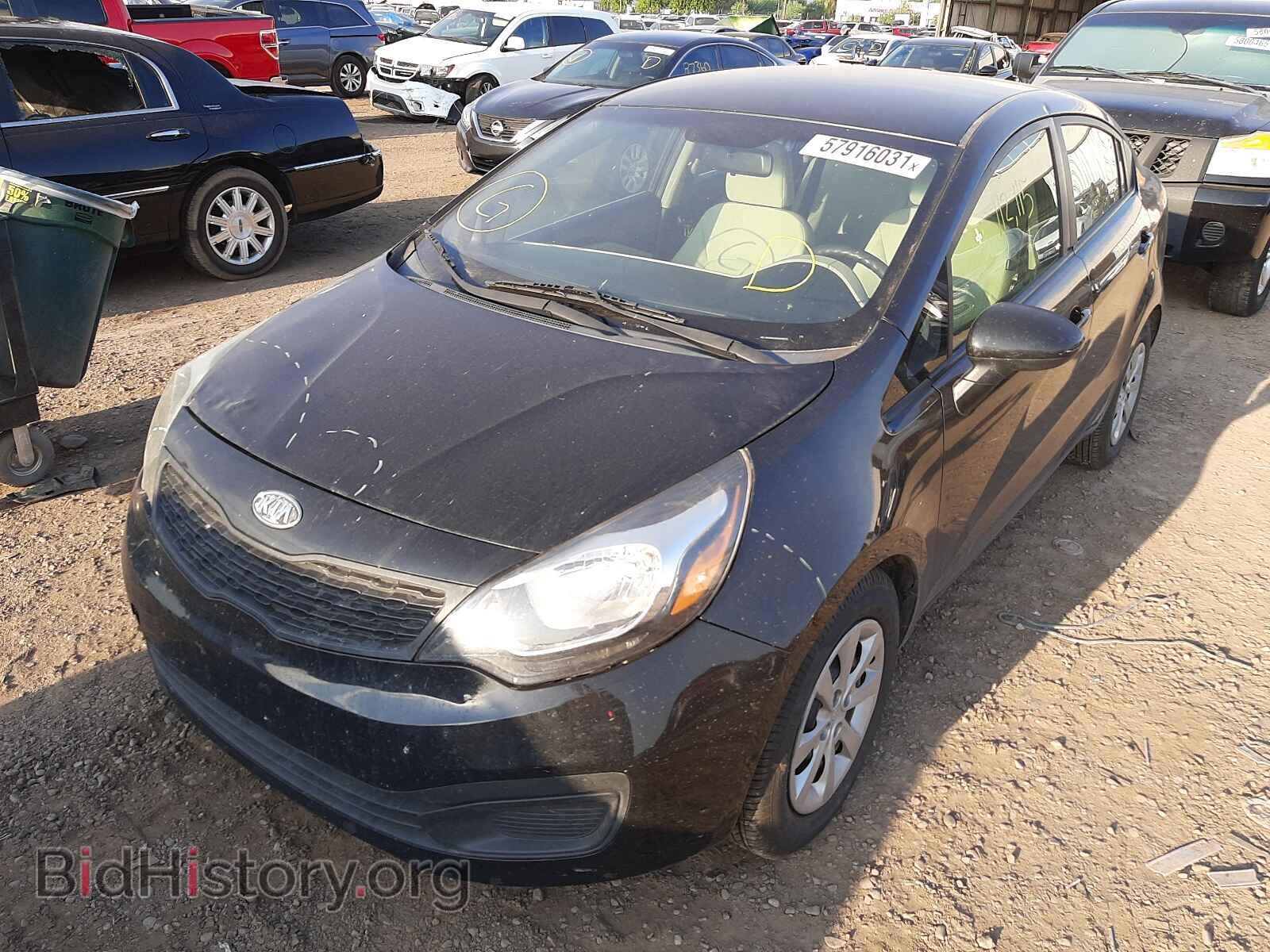 2012 KIA RIO - VIN: KNADM4A30C6088178 - Фото 2
