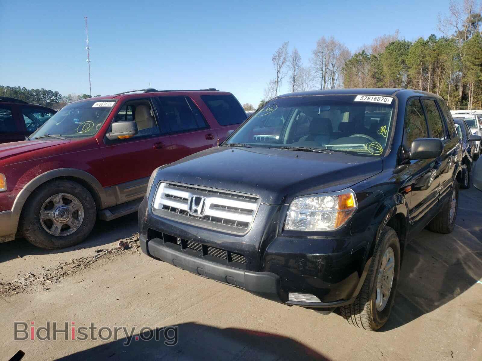 2007 HONDA PILOT - VIN: 2HKYF18197H536639 - Фото 2