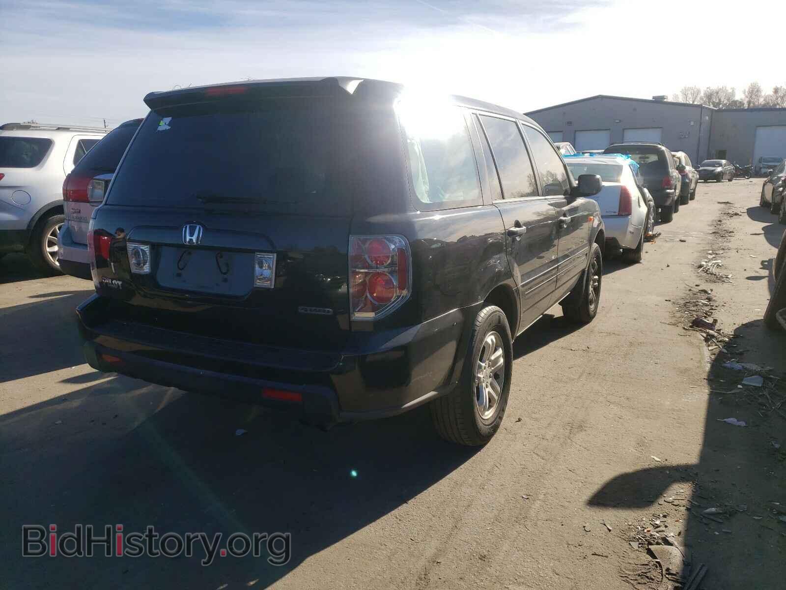 2007 HONDA PILOT - VIN: 2HKYF18197H536639 - Фото 4