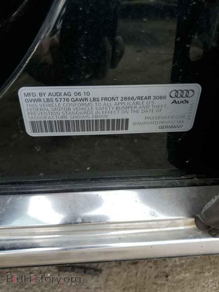 2011 AUDI A8 - VIN: WAUAVAFD2BN001188 - Фото 12