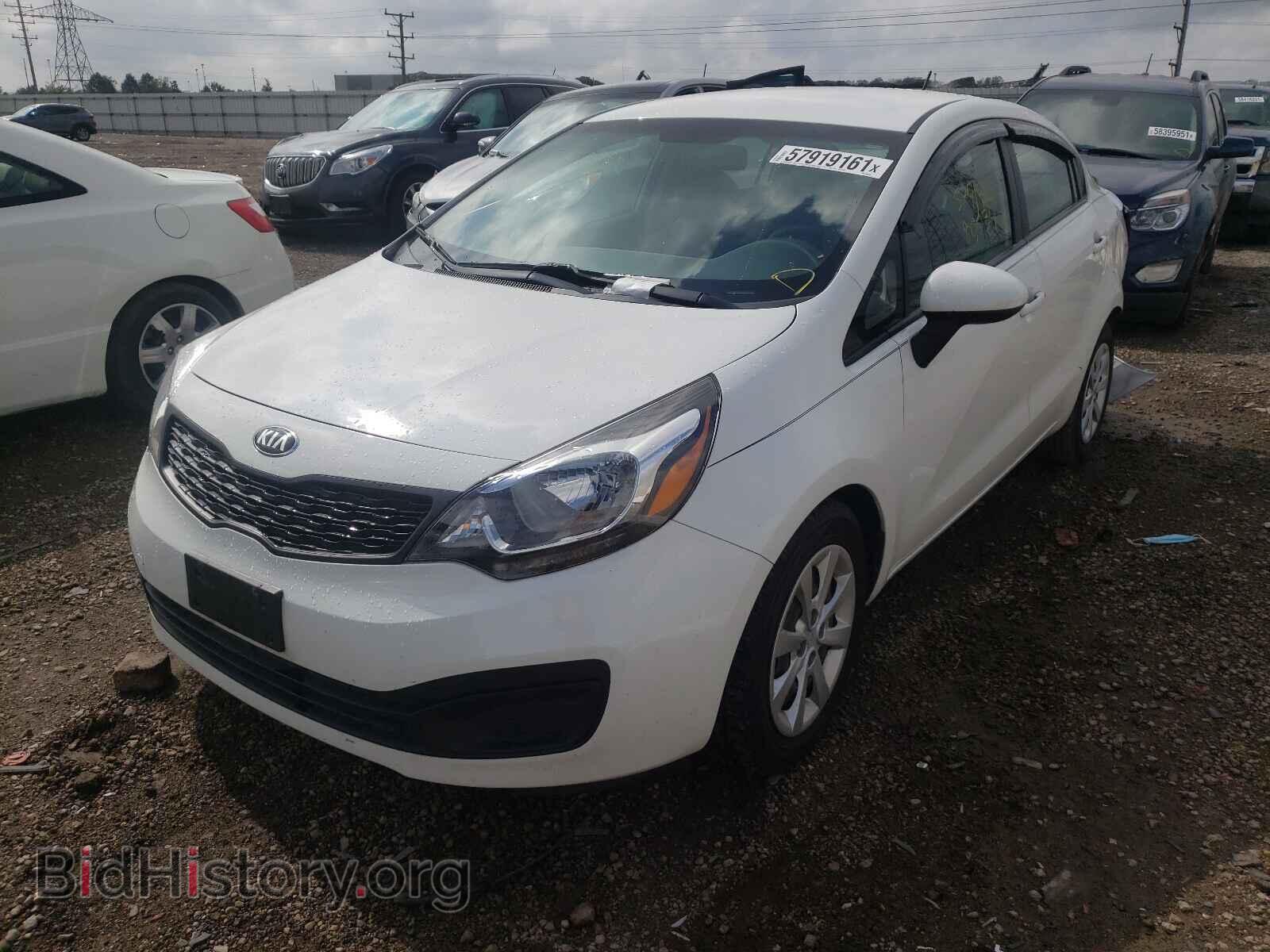 2015 KIA RIO - VIN: KNADM4A30F6460056 - Фото 2