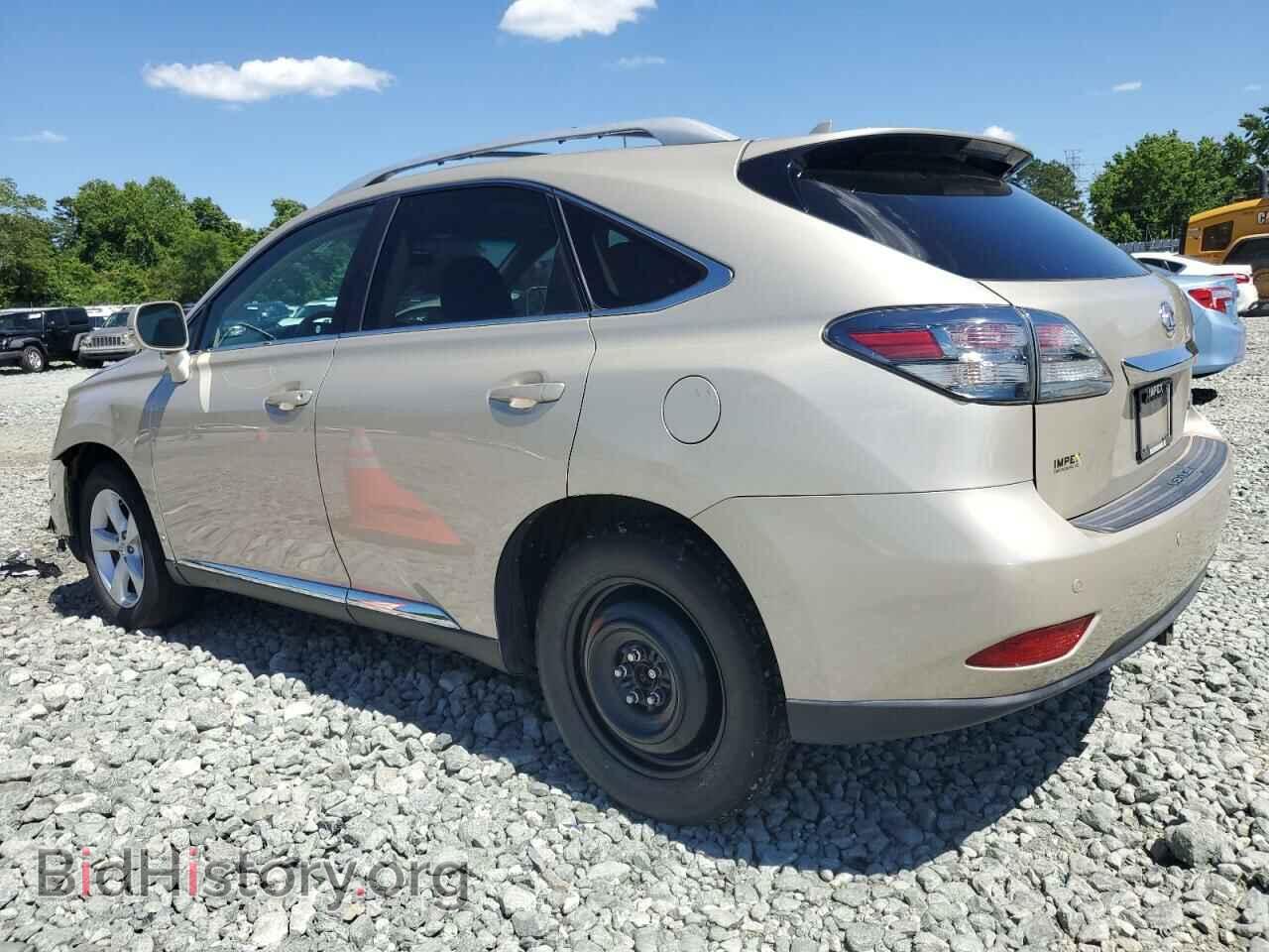 2012 LEXUS RX350 - VIN: 2T2BK1BA7CC139868 - Фото 2