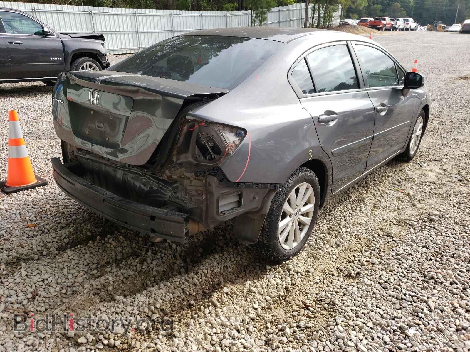 2012 HONDA CIVIC - VIN: 2HGFB2F83CH608321 - Фото 4