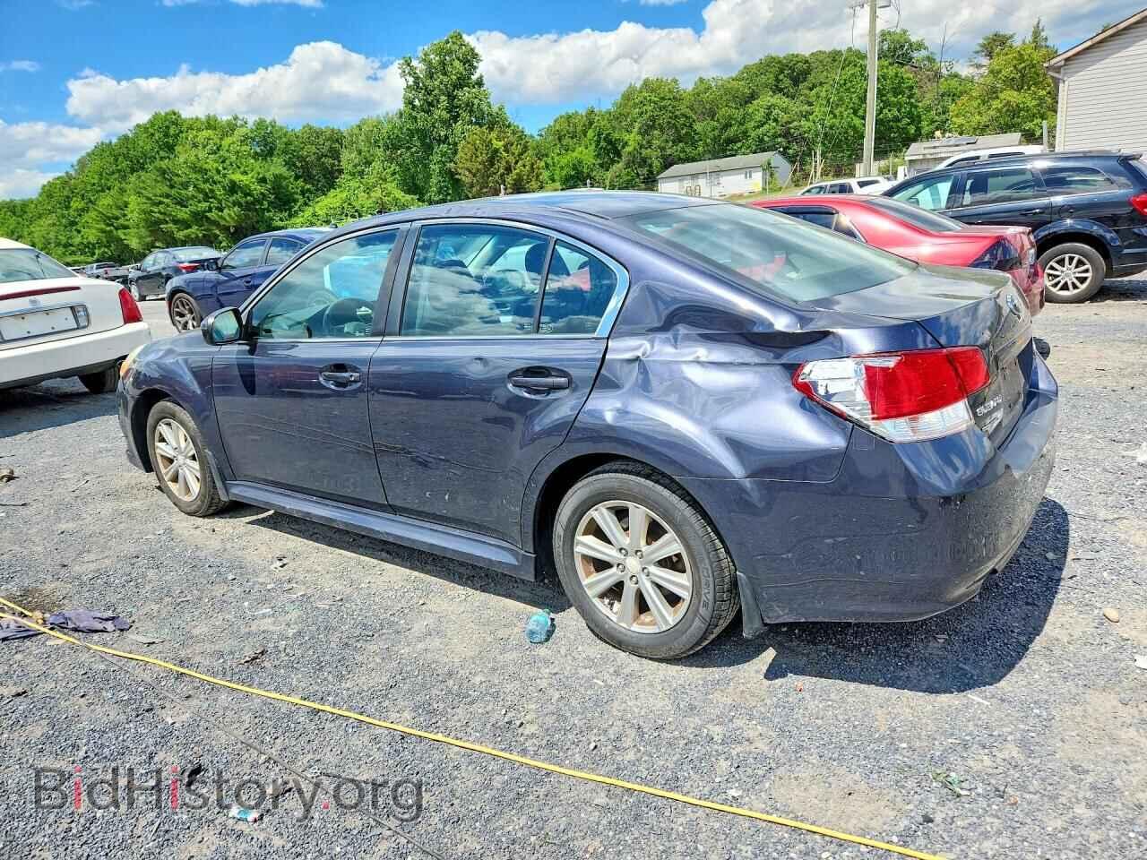 2012 SUBARU LEGACY - VIN: 4S3BMBA69C3036543 - Фото 2