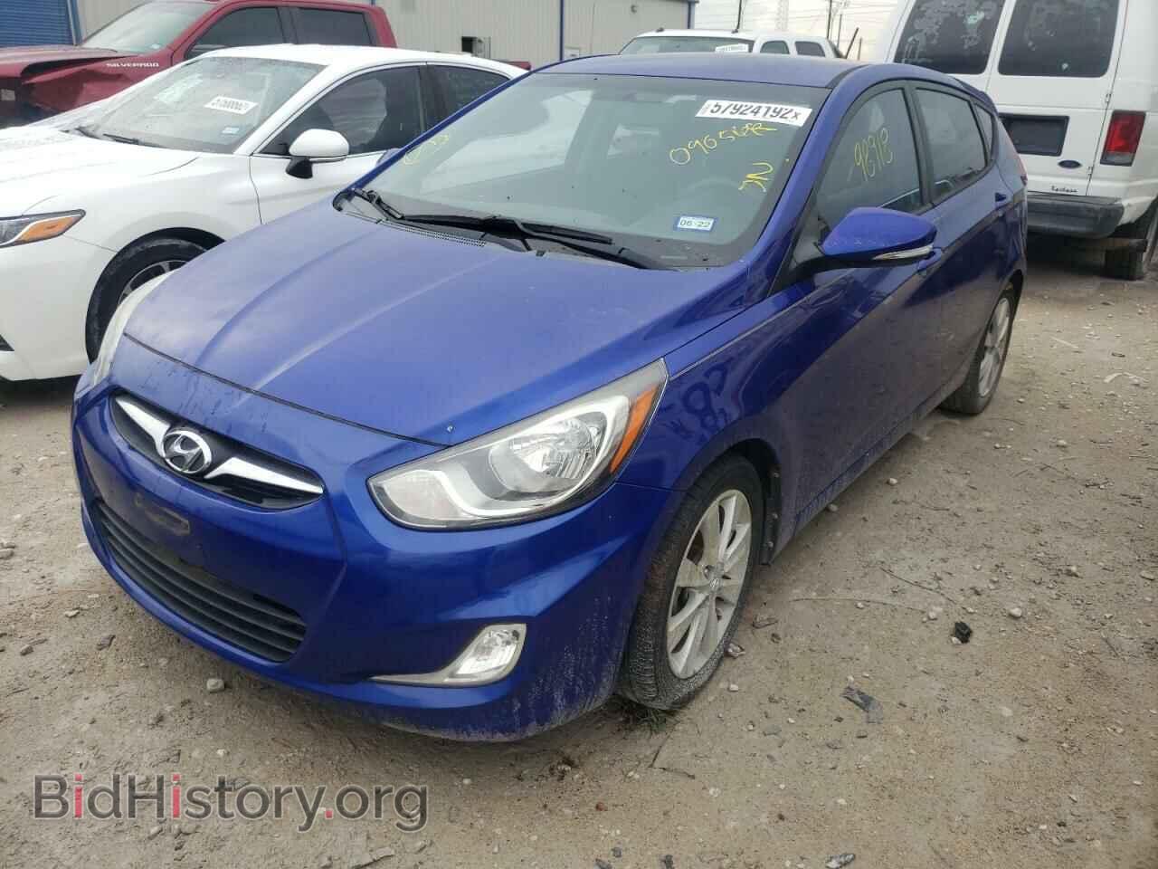 2013 HYUNDAI ACCENT - VIN: KMHCU5AEXDU090566 - Фото 2