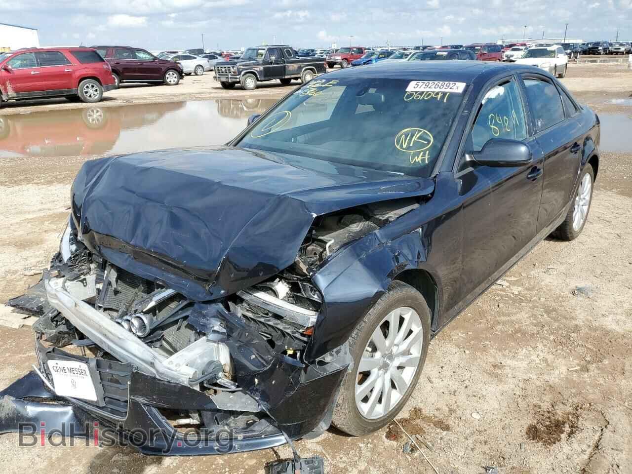 2014 AUDI A4 - VIN: WAUBFAFL2EA061041 - Фото 2