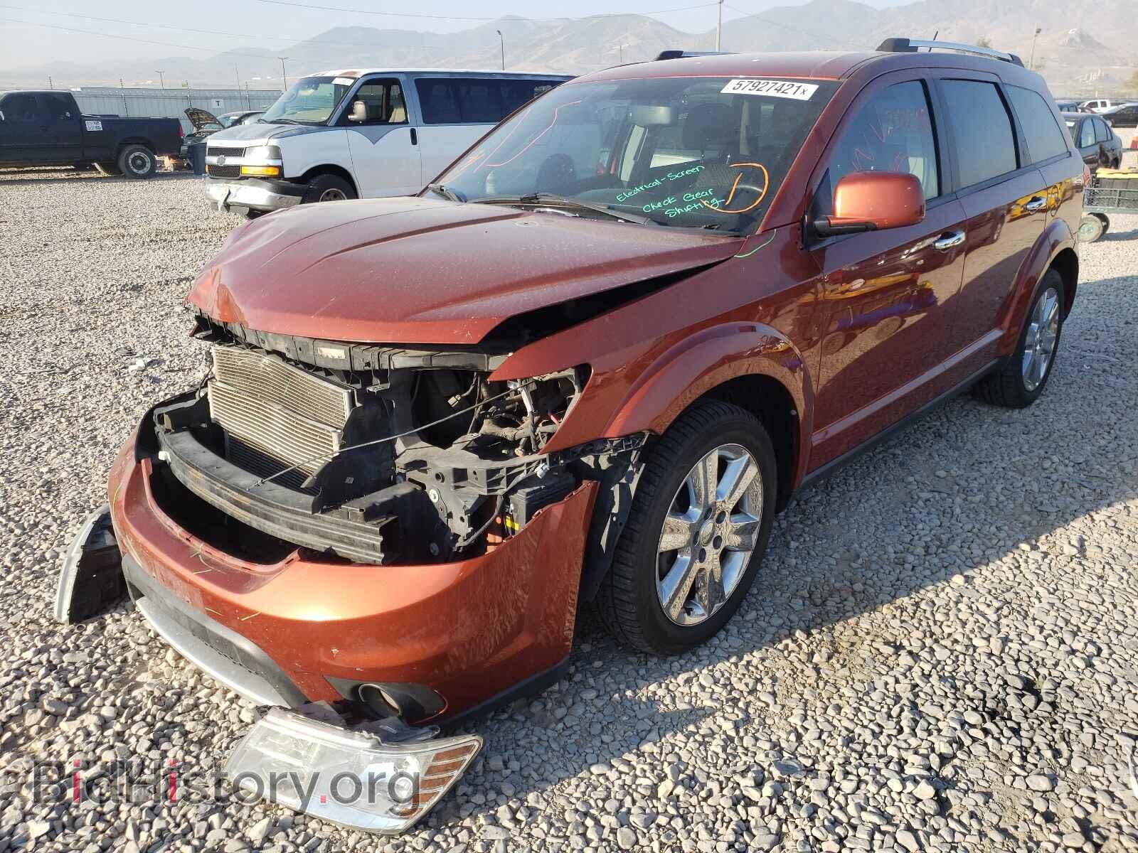 2012 DODGE JOURNEY - VIN: 3C4PDDDG2CT258271 - Фото 2