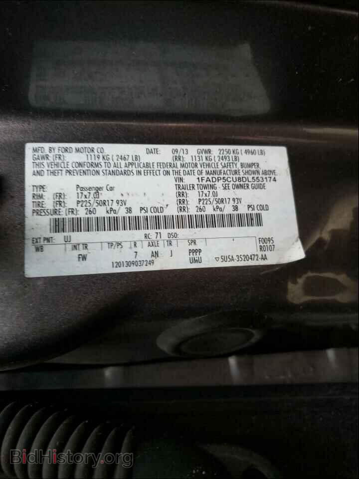 2013 FORD CMAX - VIN: 1FADP5CU8DL553174 - Фото 10