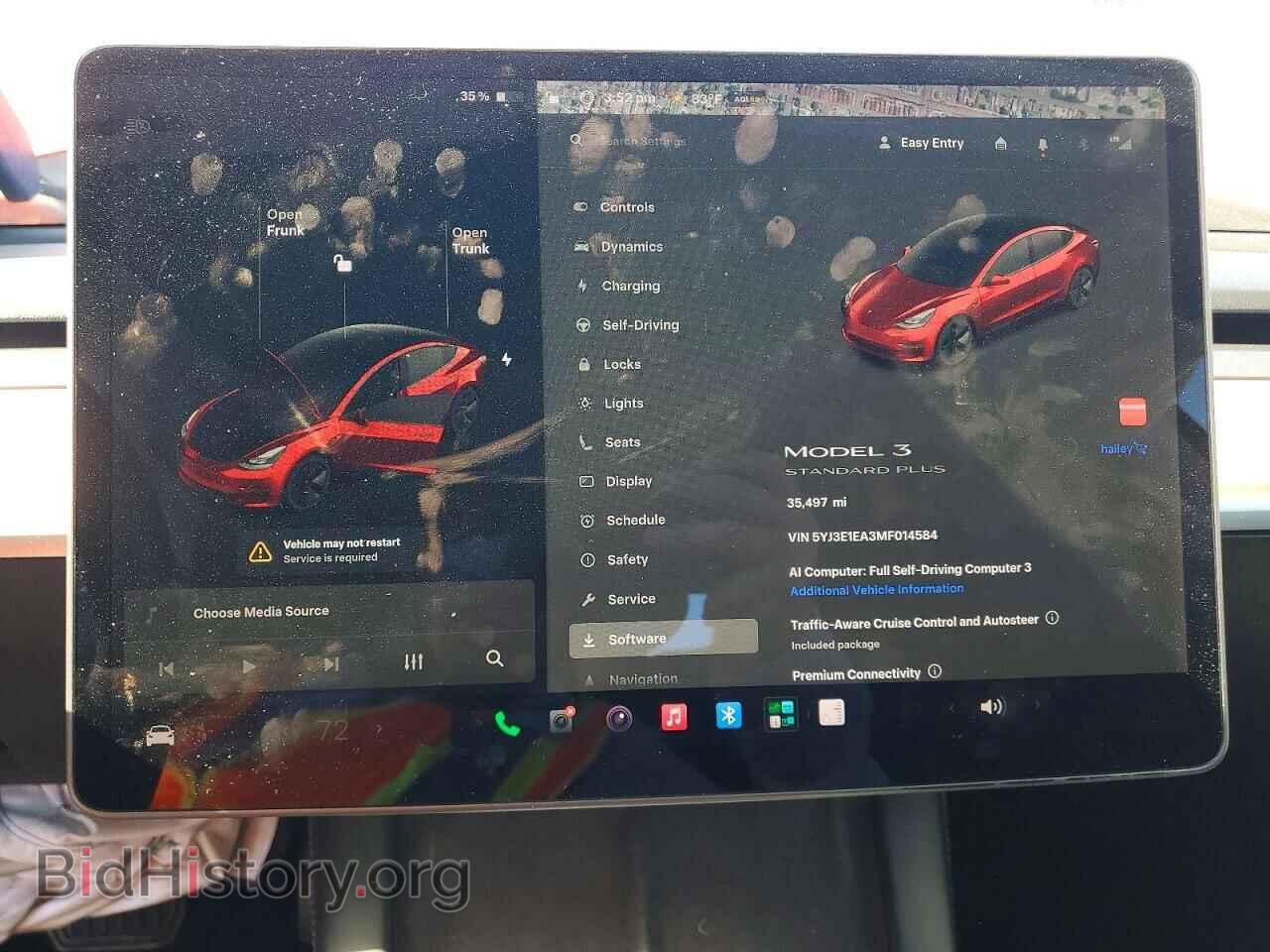2021 TESLA MODEL 3 - VIN: 5YJ3E1EA3MF014584 - Фото 9