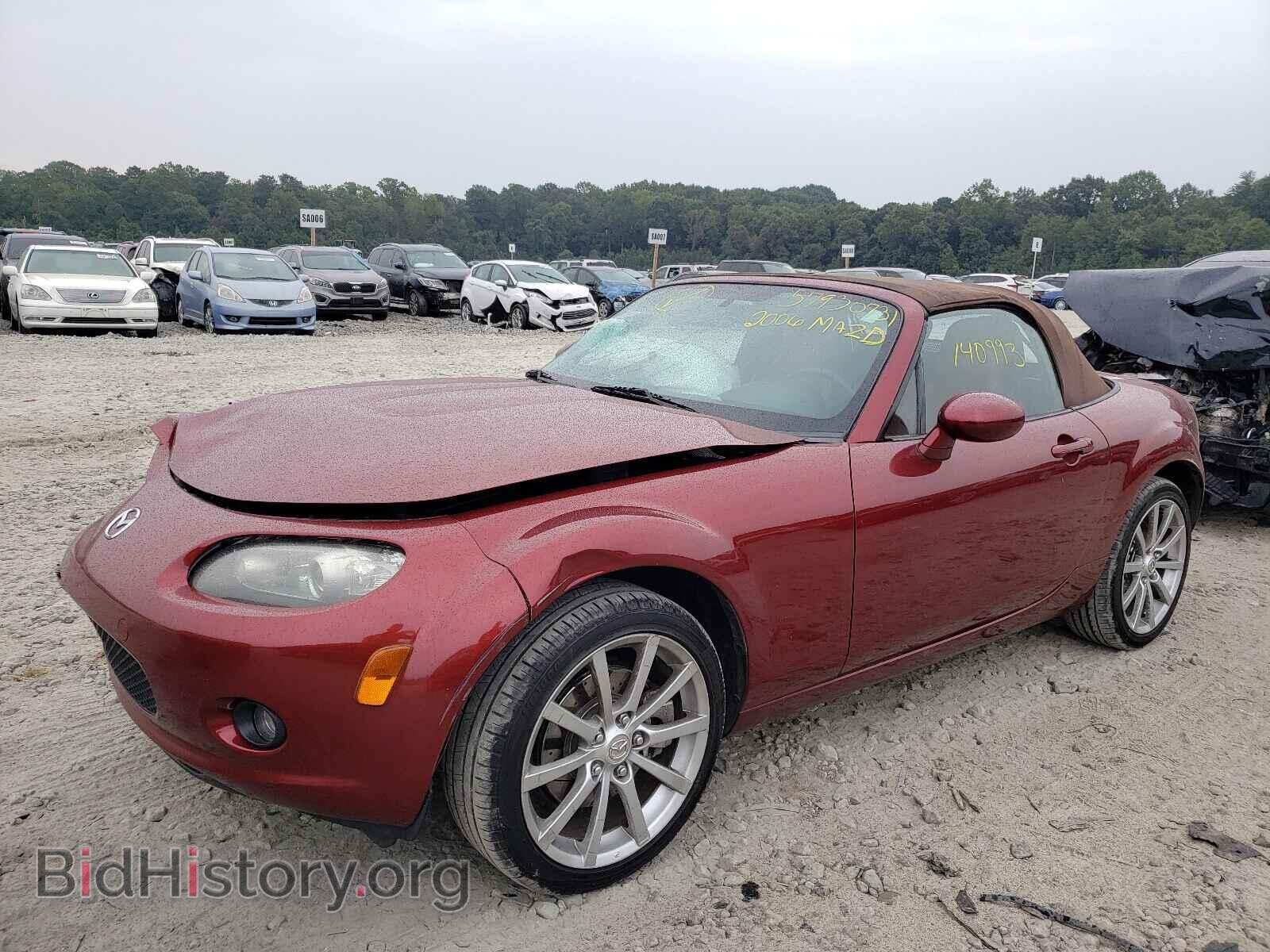 2006 MAZDA MX5 - VIN: JM1NC25FX60118474 - Фото 2