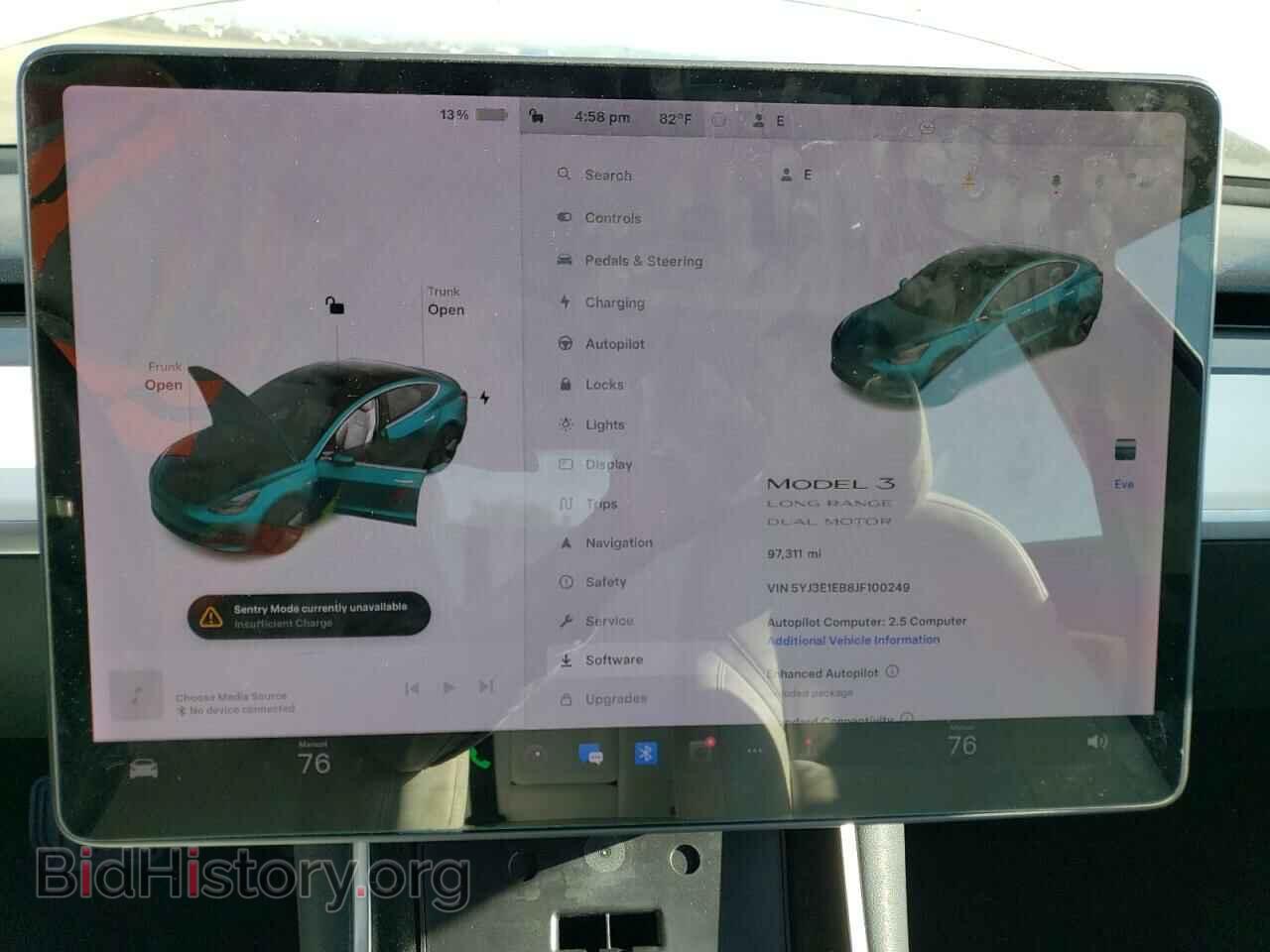2018 TESLA MODEL 3 - VIN: 5YJ3E1EB8JF100249 - Фото 9