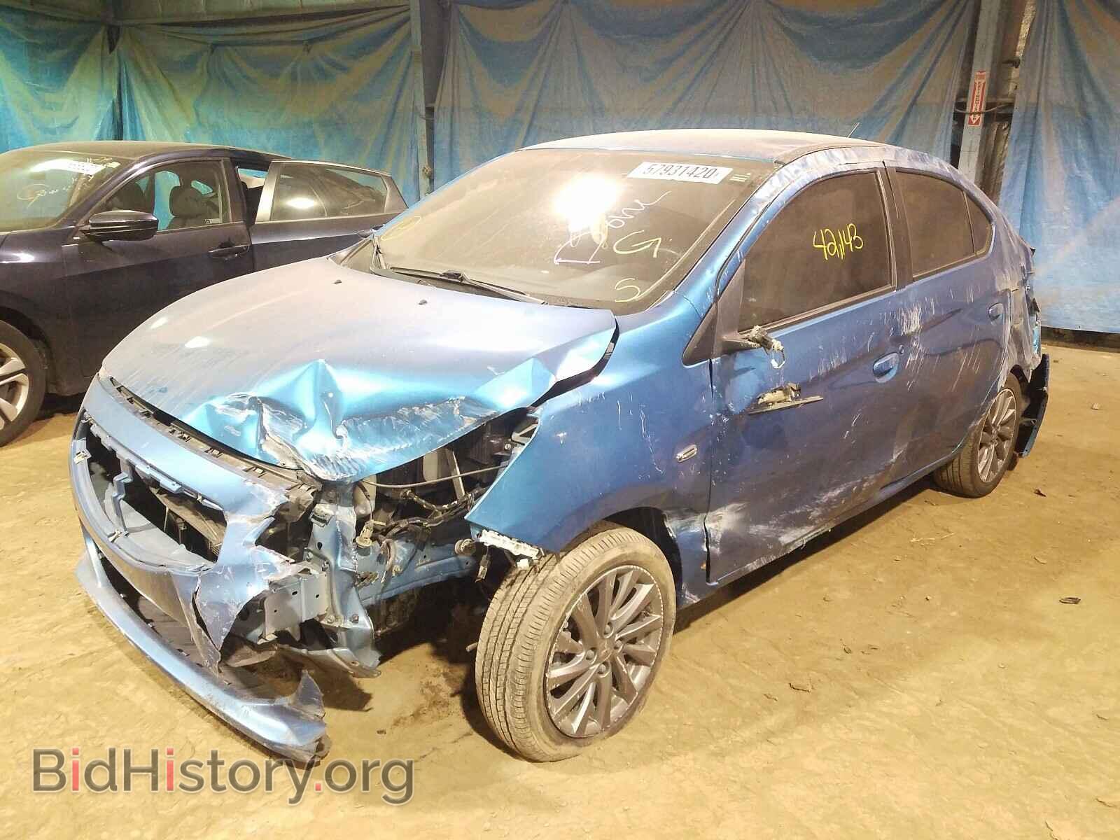 2017 MITSUBISHI MIRAGE - VIN: ML32F4FJ1HHF15428 - Фото 2
