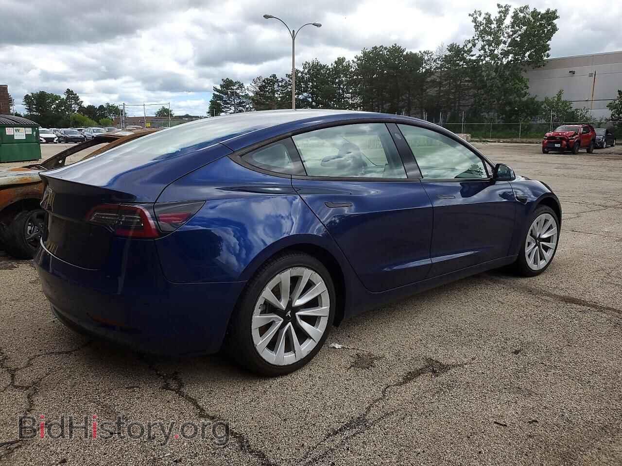 2022 TESLA MODEL 3 - VIN: 5YJ3E1EA0NF371576 - Photo 3