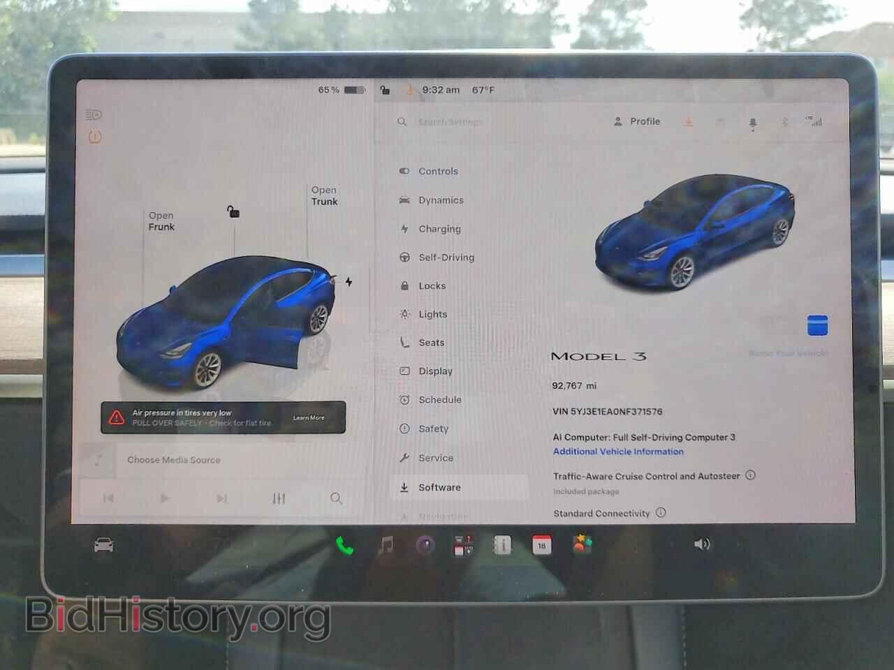 2022 TESLA MODEL 3 - VIN: 5YJ3E1EA0NF371576 - Photo 9