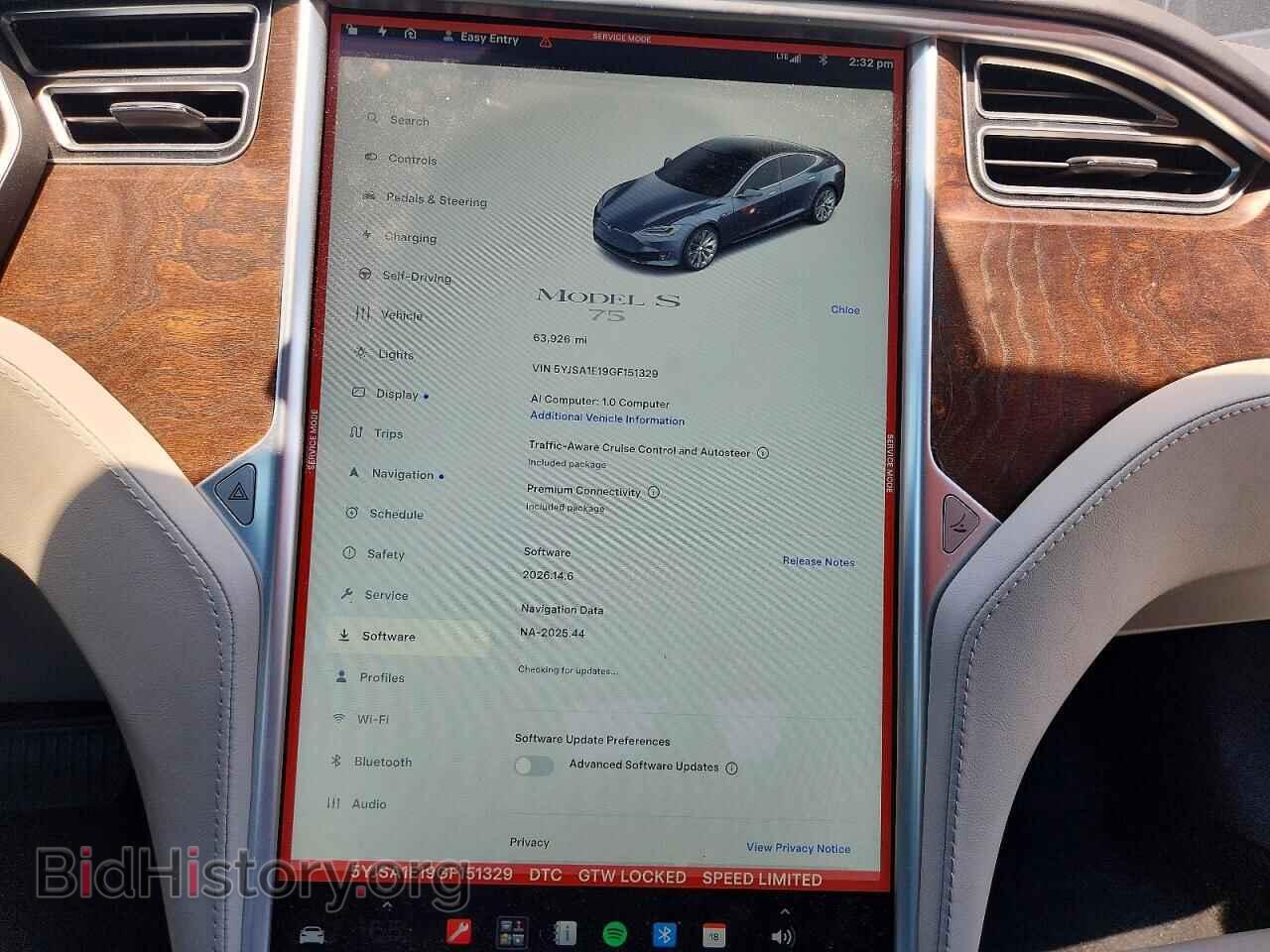 2016 TESLA MODEL S - VIN: 5YJSA1E19GF151329 - Photo 9