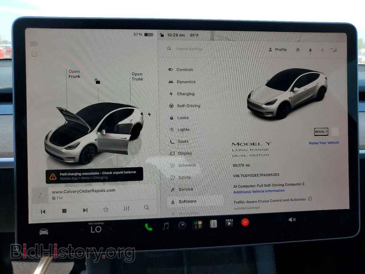2023 TESLA MODEL Y - VIN: 7SAYGDEE7PA065353 - Photo 9
