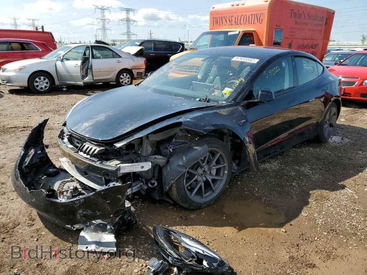 2022 TESLA MODEL 3 - VIN: 5YJ3E1EB6NF174436 - Фото 2