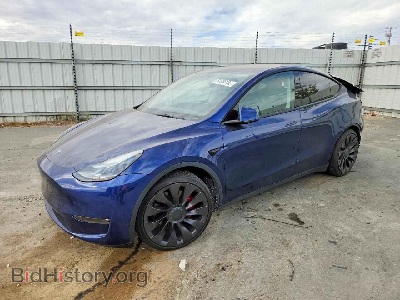 Photo 7SAYGDEF3NF393720 - TESLA MODEL Y 2022