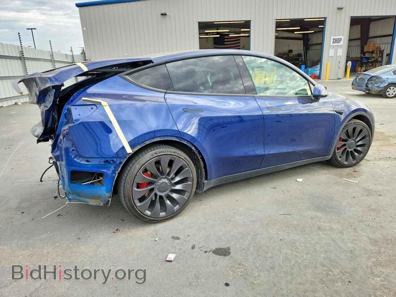 2022 TESLA MODEL Y - VIN: 7SAYGDEF3NF393720 - Фото 3