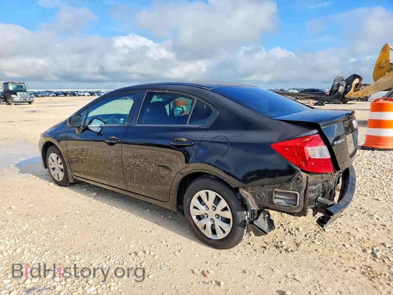2012 HONDA CIVIC - VIN: 2HGFB2F53CH312995 - Фото 2