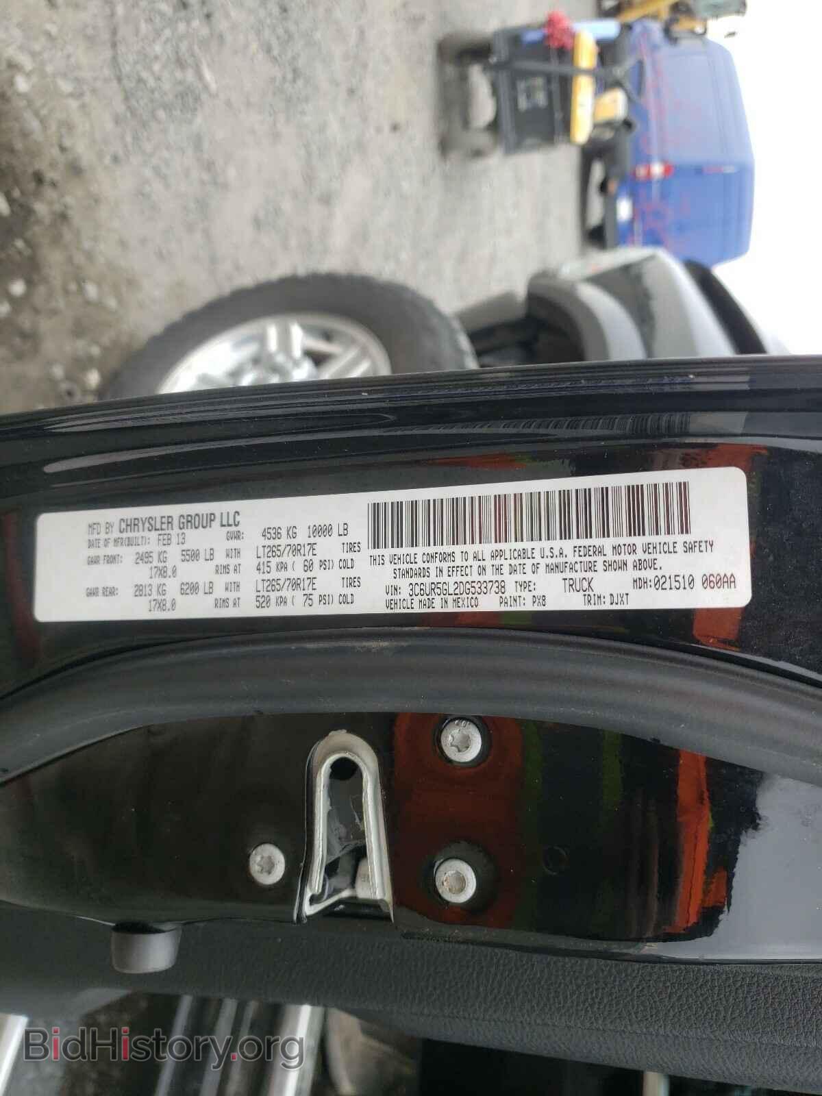 2013 RAM 2500 - VIN: 3C6UR5GL2DG533738 - Photo 10