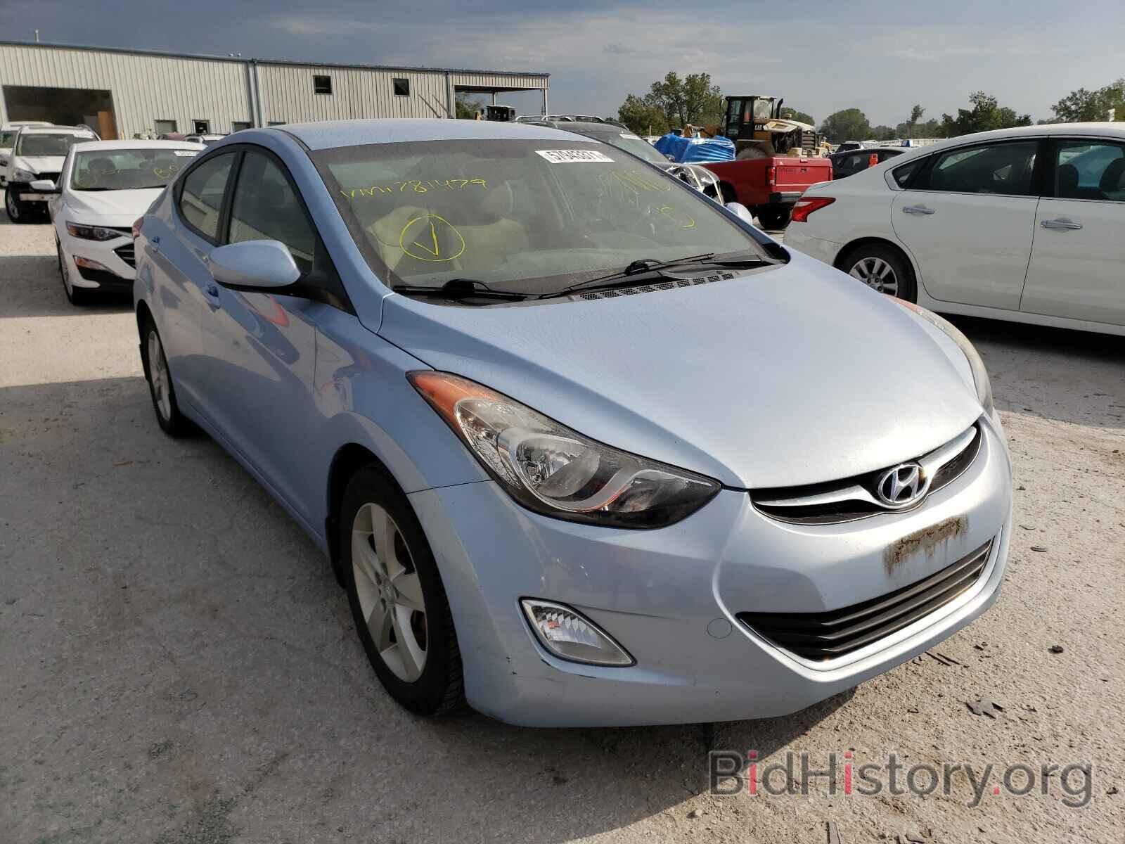 Photo KMHDH4AE4DU781479 - HYUNDAI ELANTRA 2013