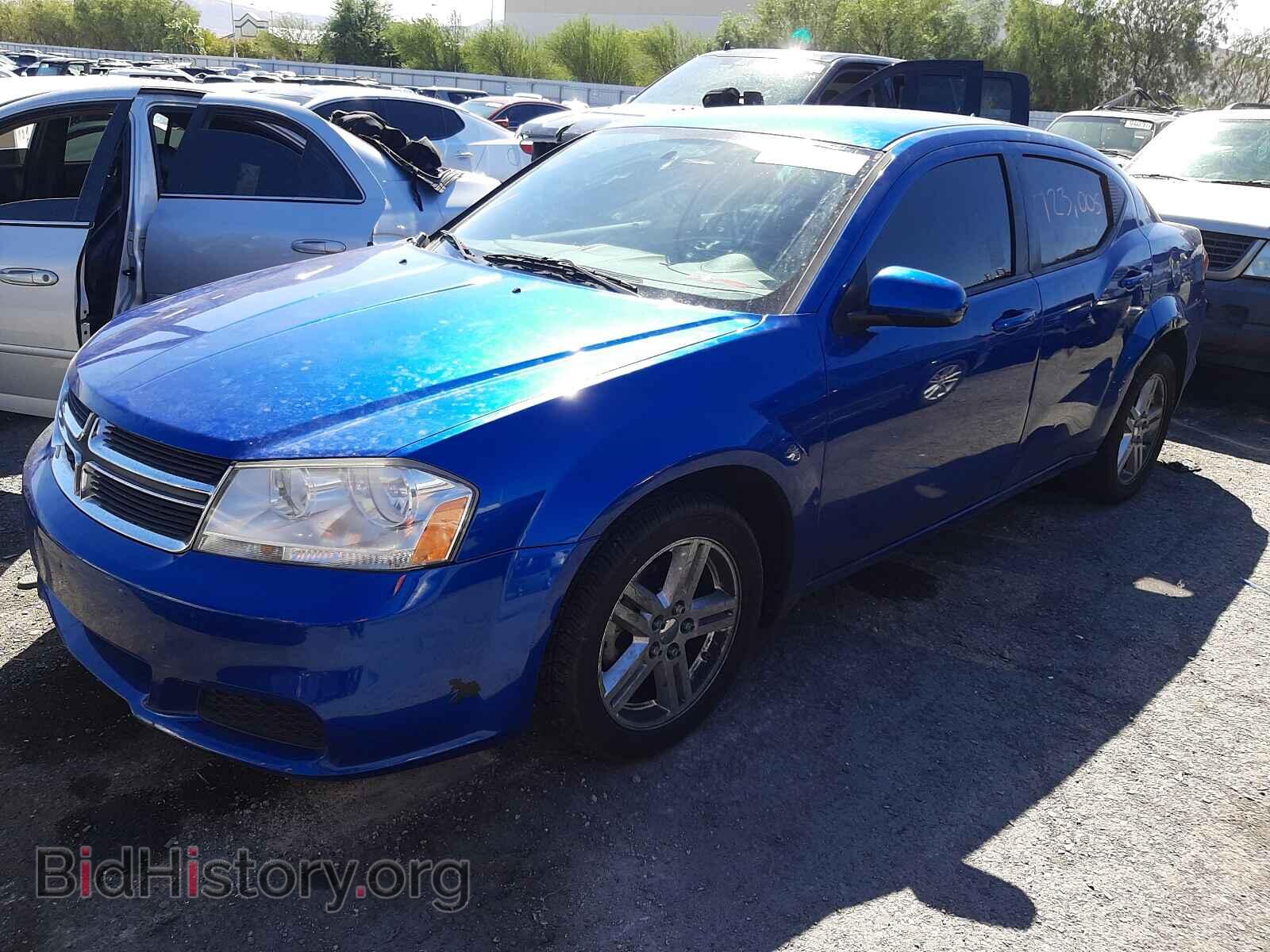 2012 DODGE AVENGER - VIN: 1C3CDZCB1CN218043 - Фото 2
